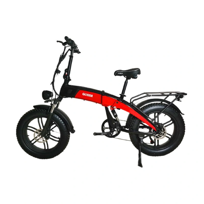 20 &quot;48V Aluminum Alloy Fat Tire Folding Electric Bicycle OEM