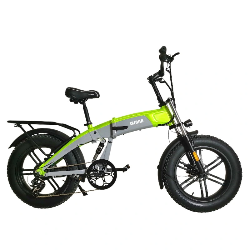 20 &quot;48V Aluminum Alloy Fat Tire Folding Electric Bicycle OEM