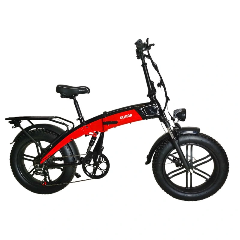 20 &quot;48V Aluminum Alloy Fat Tire Folding Electric Bicycle OEM