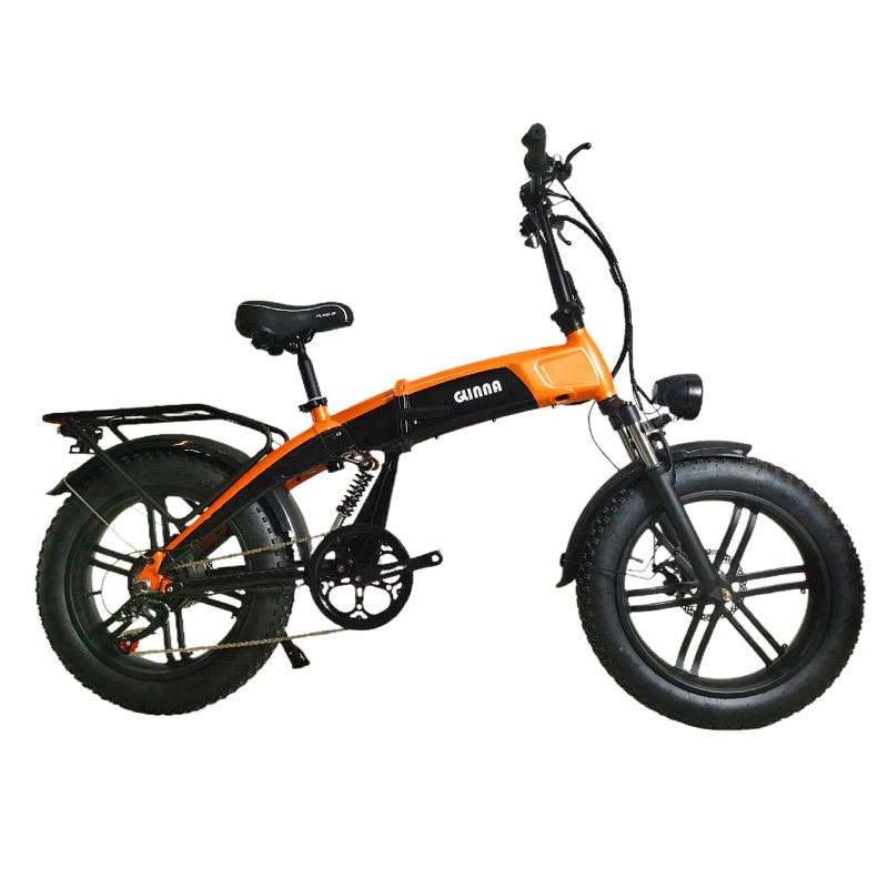 20 &quot;48V Aluminum Alloy Fat Tire Folding Electric Bicycle OEM