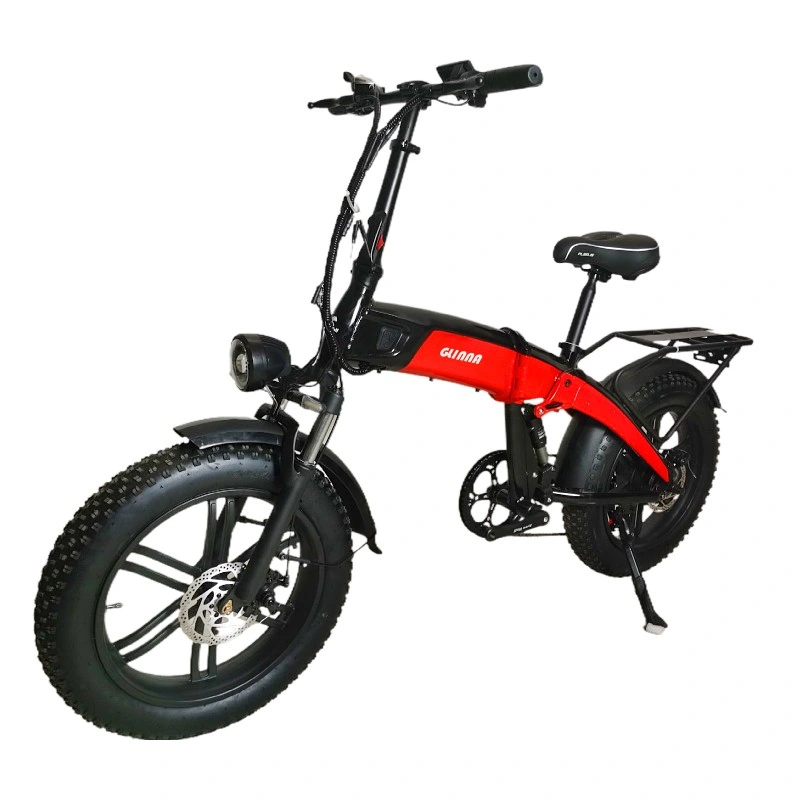 20 &quot;48V Aluminum Alloy Fat Tire Folding Electric Bicycle OEM